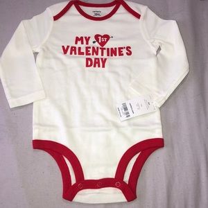 My First Valentine,s Day Onsie